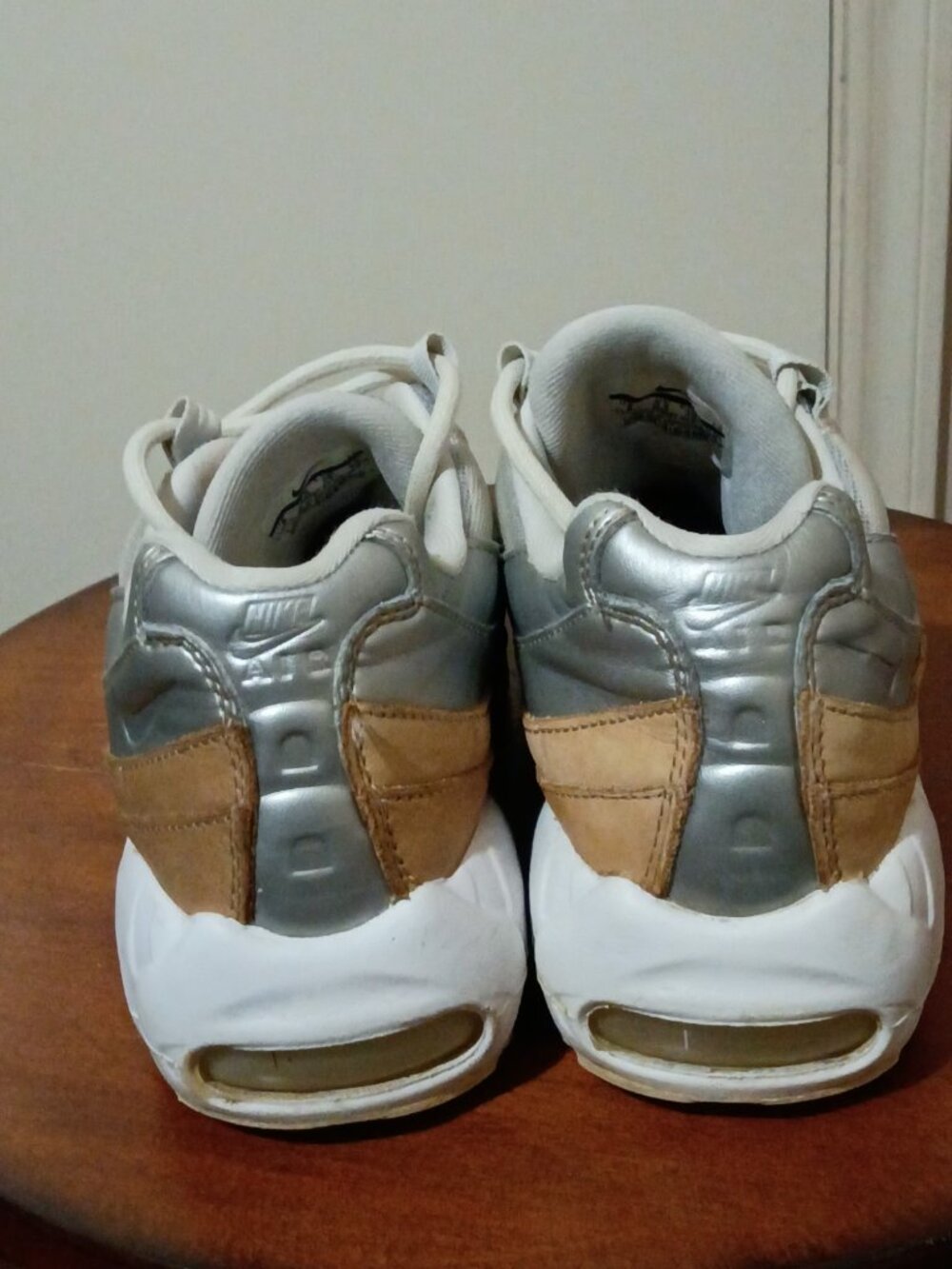 Nike Air Max 95 Se Prm Pure Platinum Silver Women's Shoes AH8697-002 Size 8 - Picture 10 of 13